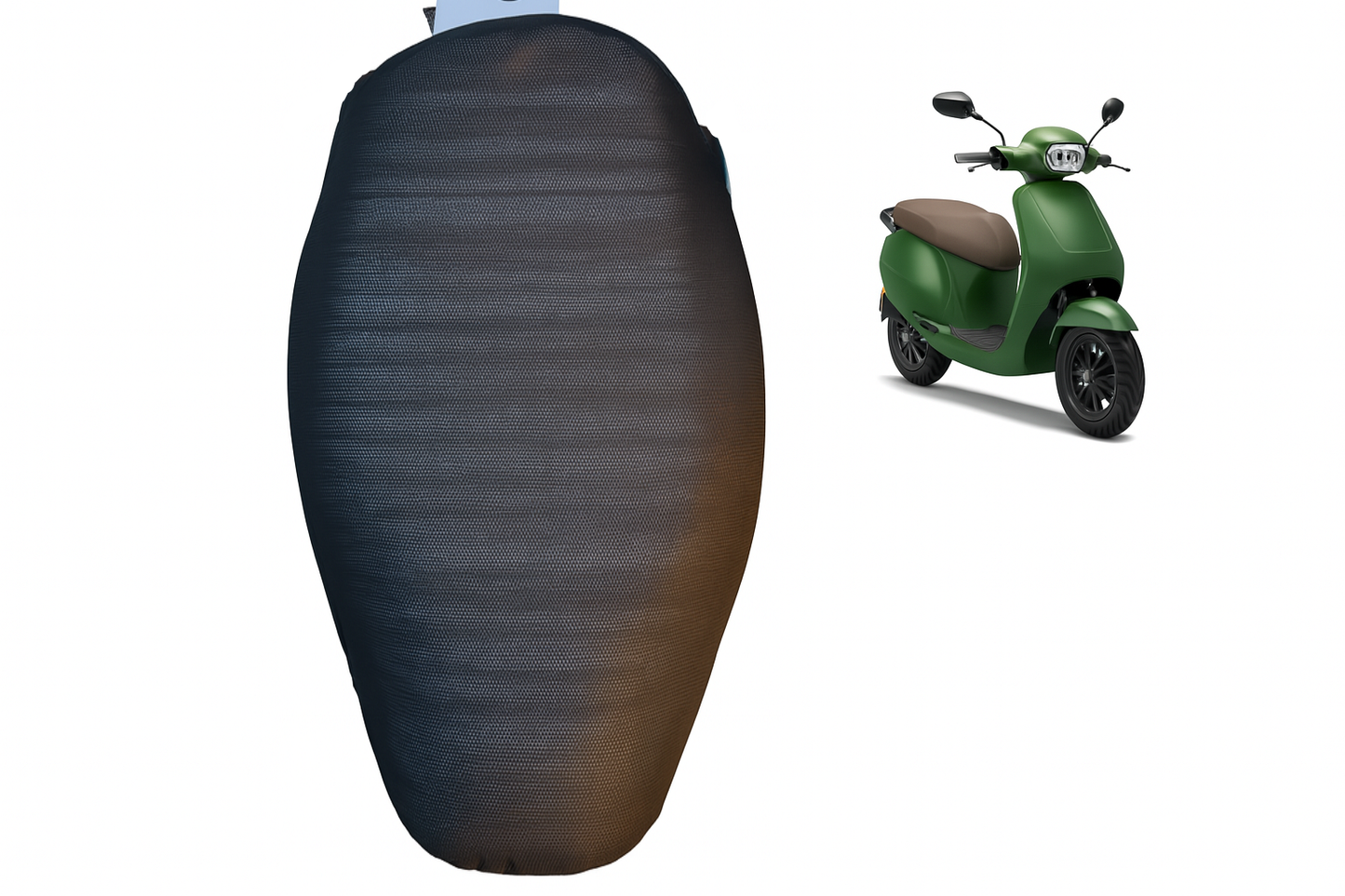 Smart Fabrik Heat Protective Seat Cover for Two Wheelers – Breathable Seat Cushion for Motorcycles & Scooters – Durable, Comfortable & UV Resistant