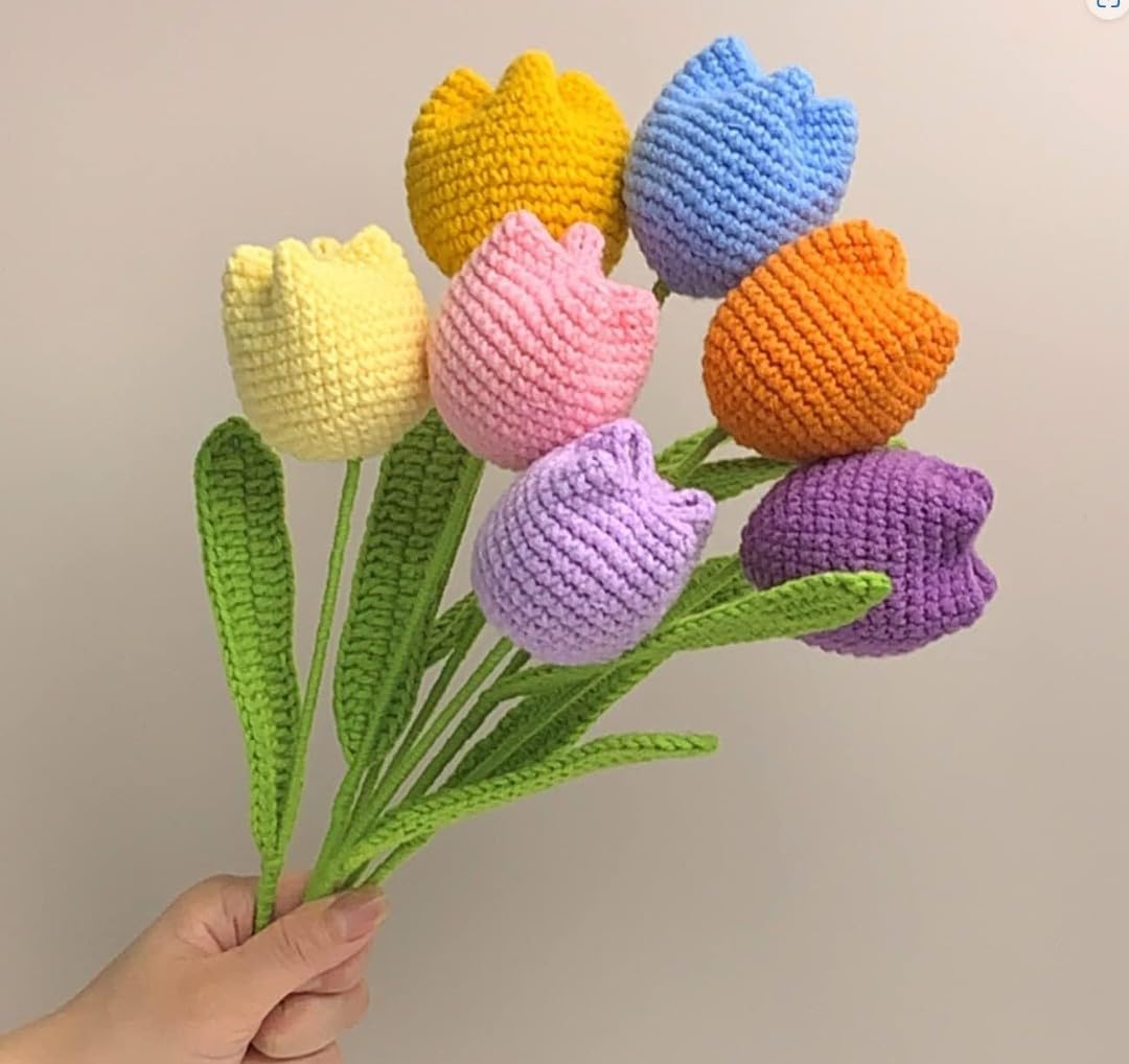 Knitted Flowers