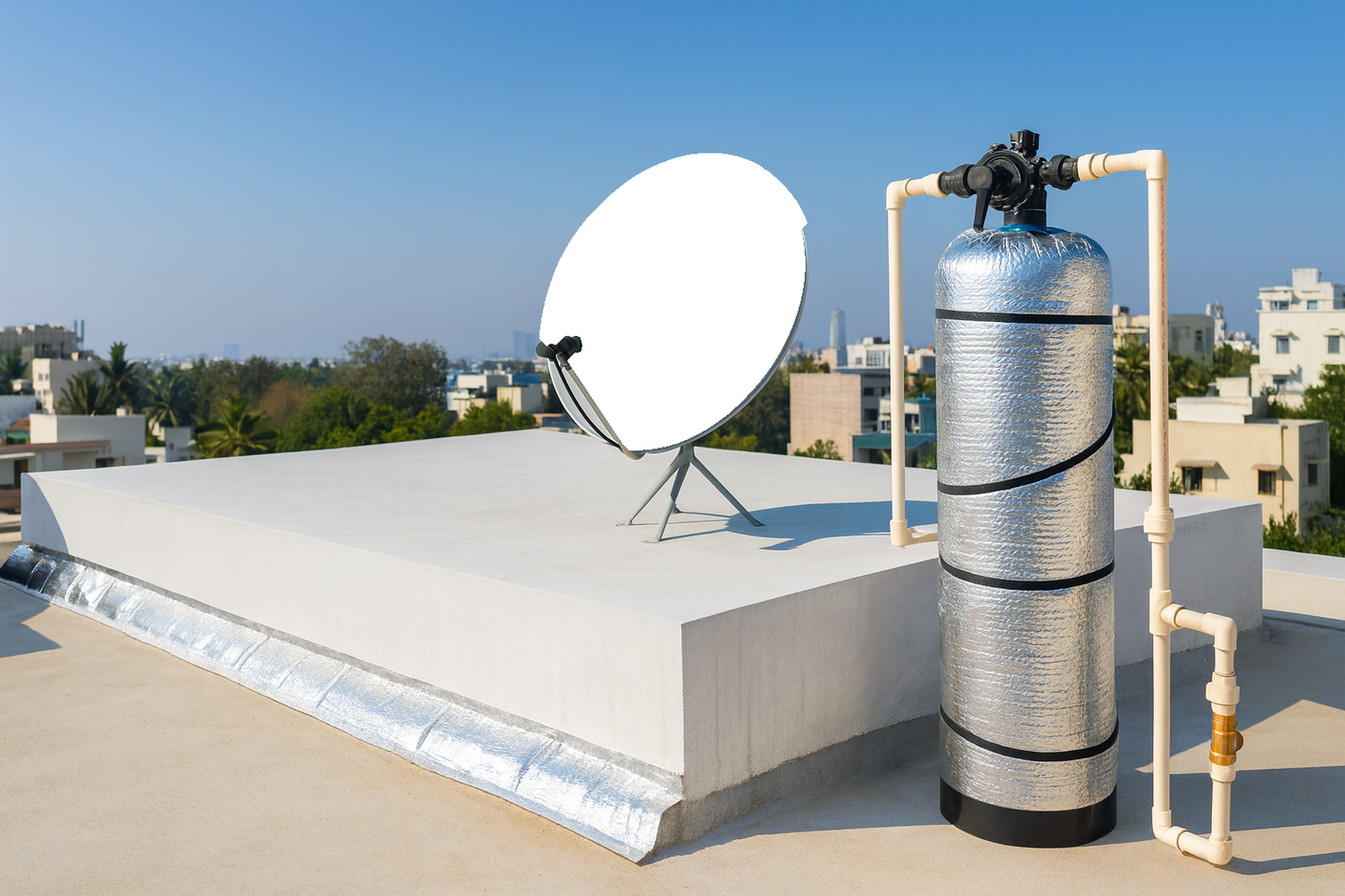 SmartFabrik Water Softener Cover Weather Protection Soft Water Tank Protective Cover