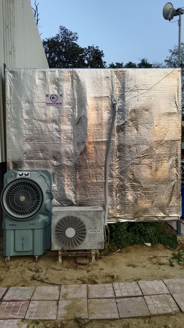 Heat Reflective shade for small house / security room