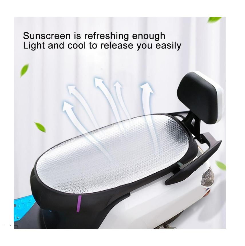 Smart Fabrik Heat Protective Seat Cover for Two Wheelers – Breathable Seat Cushion for Motorcycles & Scooters – Durable, Comfortable & UV Resistant