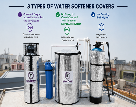 Water Softener Cover | UV-Resistant, Heat Reflective, Weather Protection for Outdoor Units