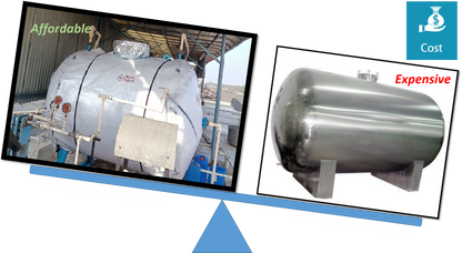 Water Tank Insulation Cover for Hot & Cold Weather ||Industrial tank  (5000L & above)