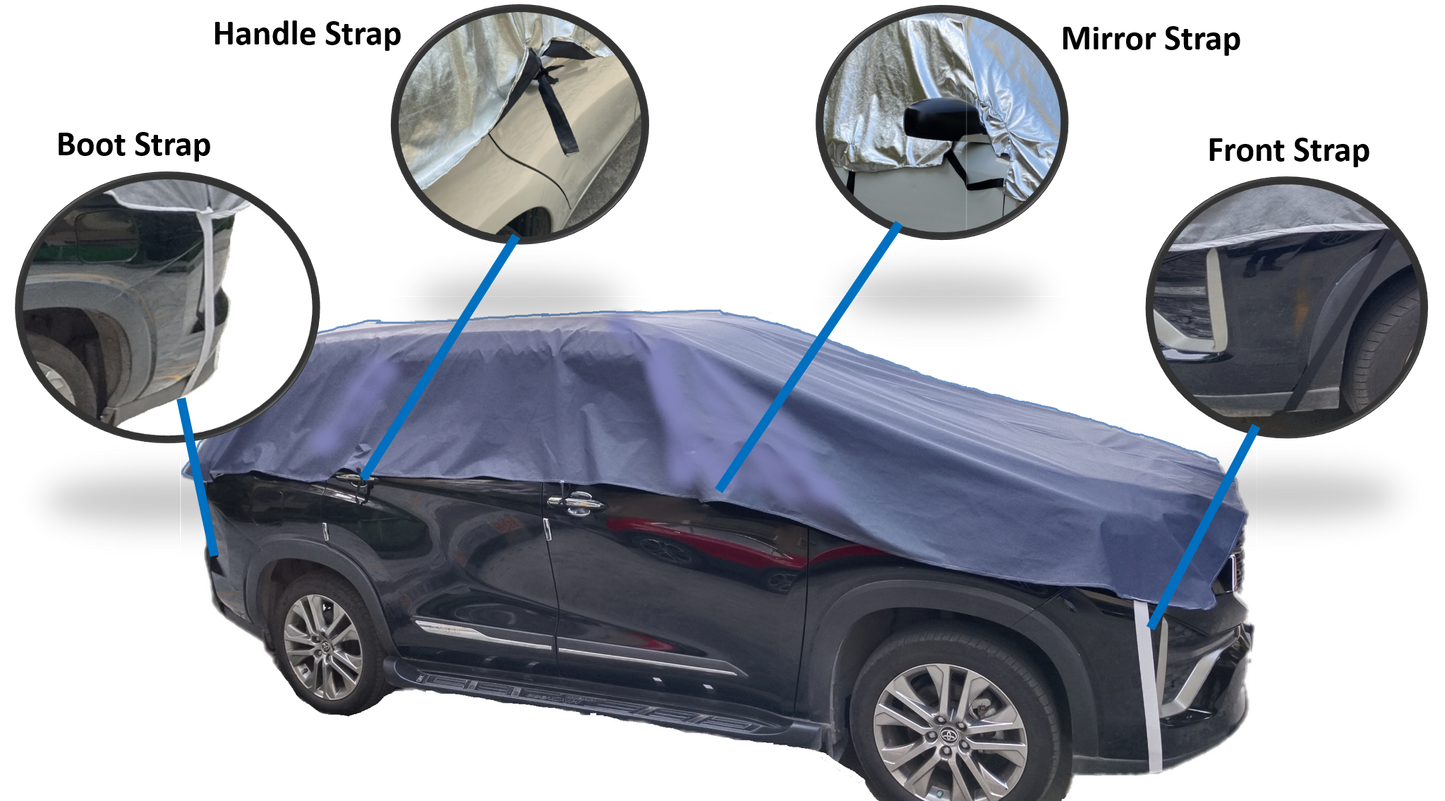 HALF Body Car Cover (Waterproof & Scratch less)