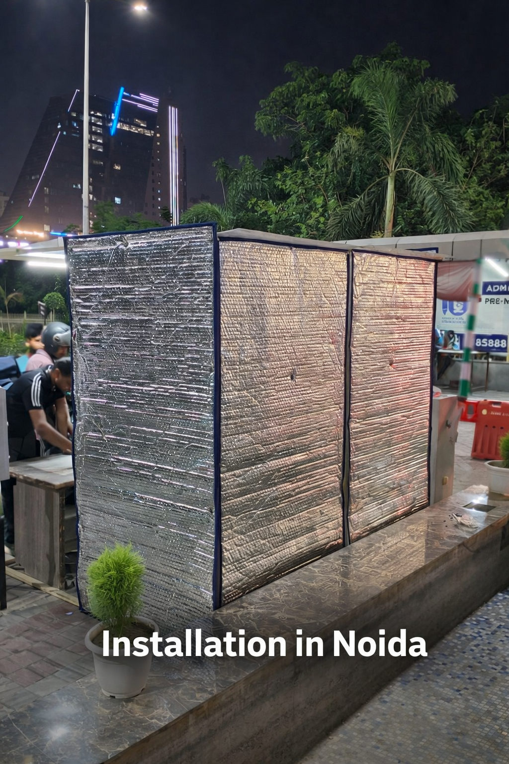 Heat Reflective shade for small house / security room