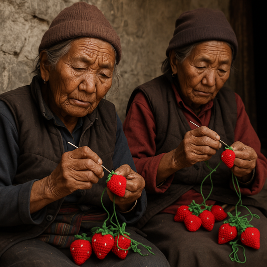 CSR-Strawberry knitted