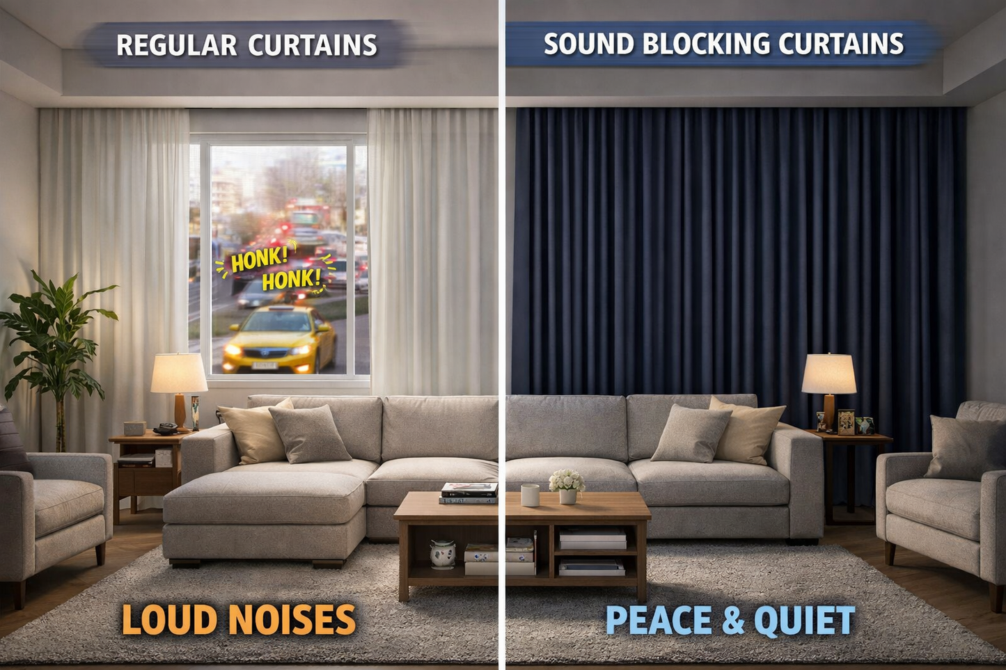 Noise Blocking Curtains