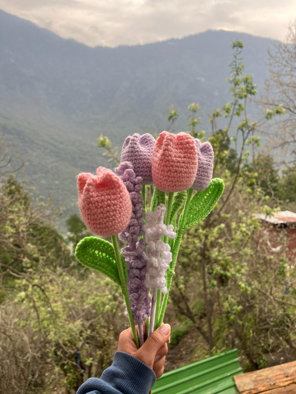 Knitted Flowers